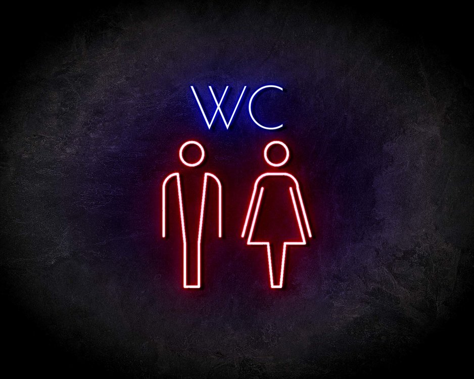 toilet neon light