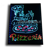 2 stuks : LED schrijfbord 60cm*80cm | 90 functies_