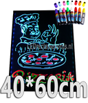 LED schrijfbord 40cm*60cm | 90 functies