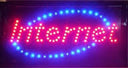 LED bord 'INTERNET'