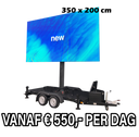 Mobiel LED scherm 7m2 - Verhuur 1 dag