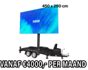 Mobiel LED scherm 12m2 - Verhuur 1 maand