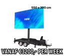 Mobiel LED scherm 18m2 XXL - Verhuur 1 week
