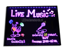 LED schrijfbord 30cm*40cm | 90 functies