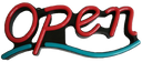 LED open sign 'Neon' W-XL