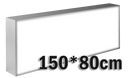 LED lichtbak 150*80cm