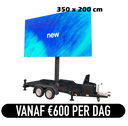 Mobiel LED scherm huren